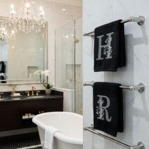 Kit Toalhas Lavabo Personalizadas Casal