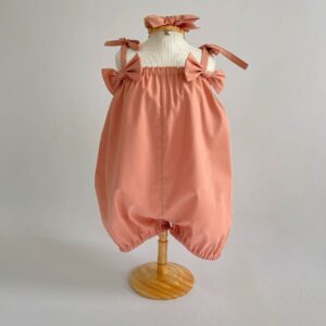 Romper Infantil Laura Rosê