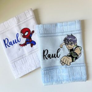 Toalha Personalizada Infantil Menino Temas