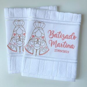 Toalha Infantil Batizado Personalizada