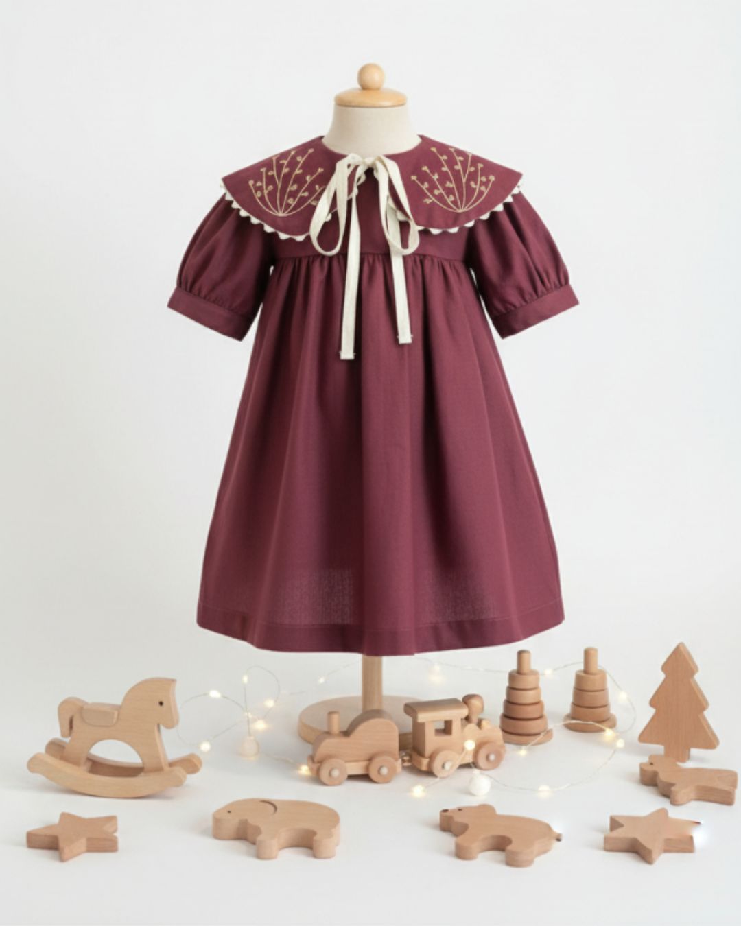 Vestido Infantil Lívia Natal 1