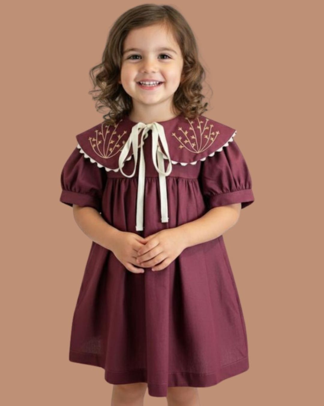 Vestido Infantil Lívia Natal – Ensaio